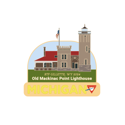 Michigan Gillette Pin